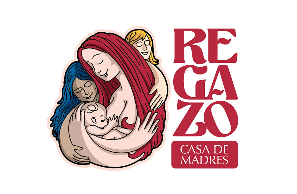 Regazo Casa de Madres. Diseño de logotipo.